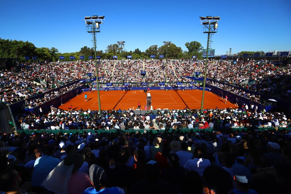 El estadio principal del Buenos Aires Lawn Tennis Club (Fuente: NA)