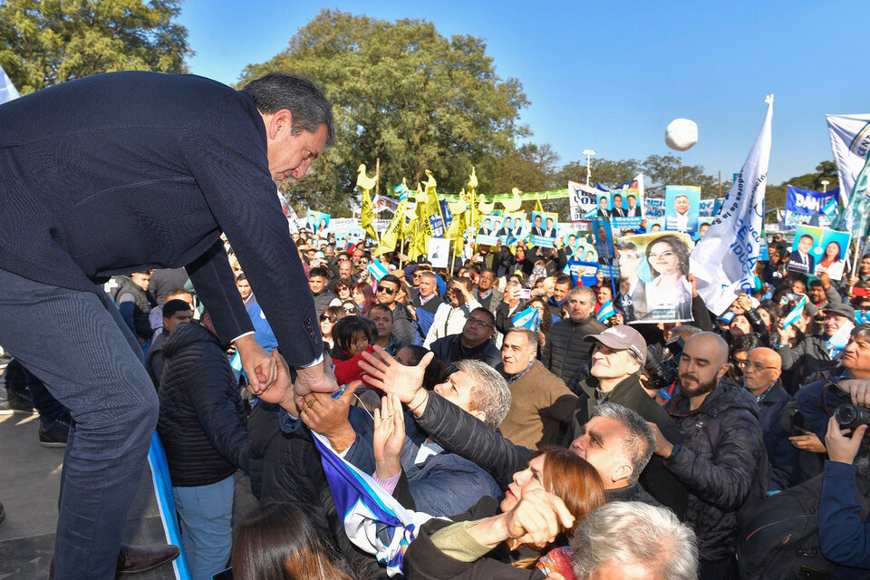 Sergio Massa en Tucumán. (Fuente: Télam)