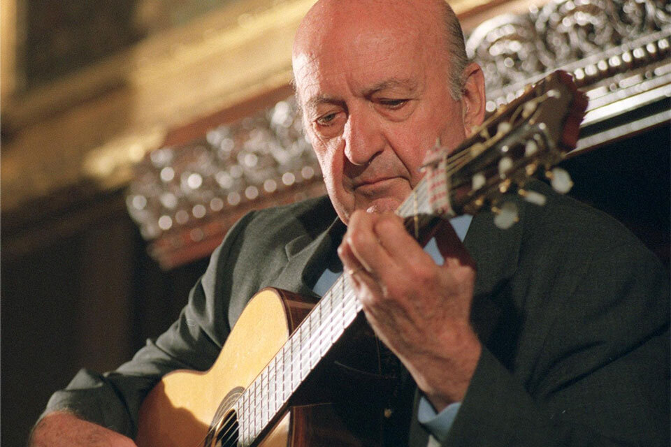 Eduardo Falú murió el 9 de agosto de 2013 (Fuente: Gentileza Secretaría de Cultura de Salta)