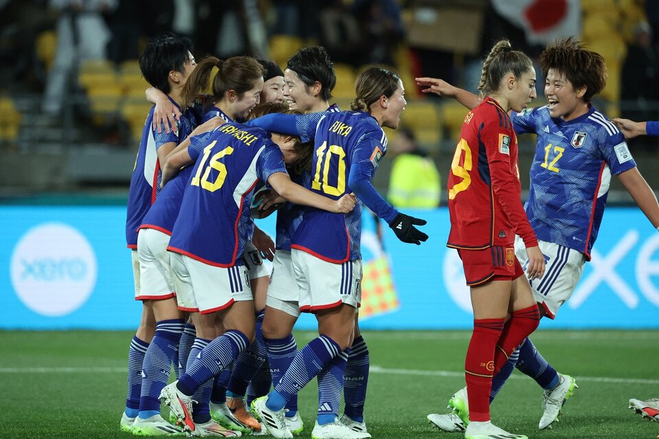 Masterclass de Japón en el Mundial femenino: cuatro goles a España con 23% de posesión (Fuente: AFP)