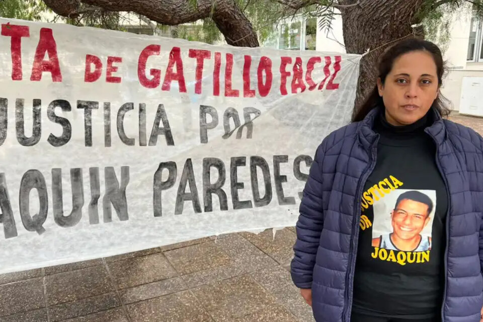 Soledad Paredes, madre del adolescente asesinado, reclama justicia. (Fuente: REDES)