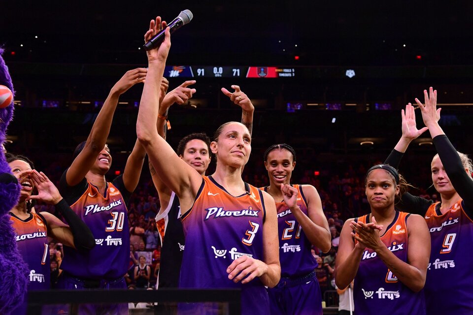 Diana Taurasi superó los 10.000 puntos en la WNBA (Fuente: AFP)