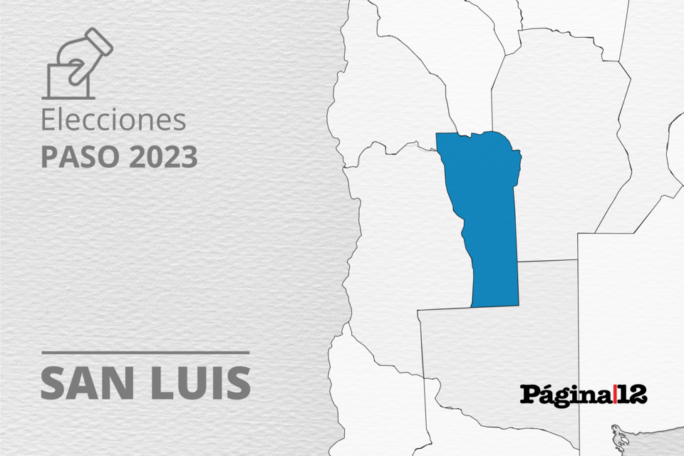 Resultados Elecciones PASO 2023 en San Luis.
