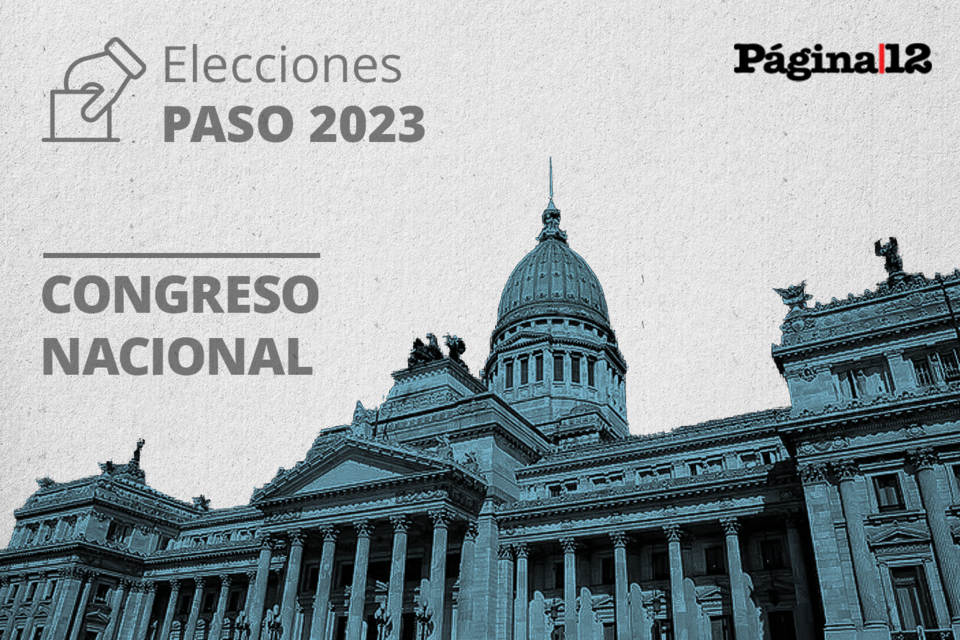 Resultados Elecciones PASO 2023 para el Congreso Nacional.