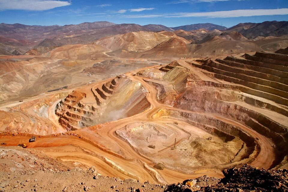 La “Extracción de minerales metalíferos” mostró un retroceso del 7 por ciento.
