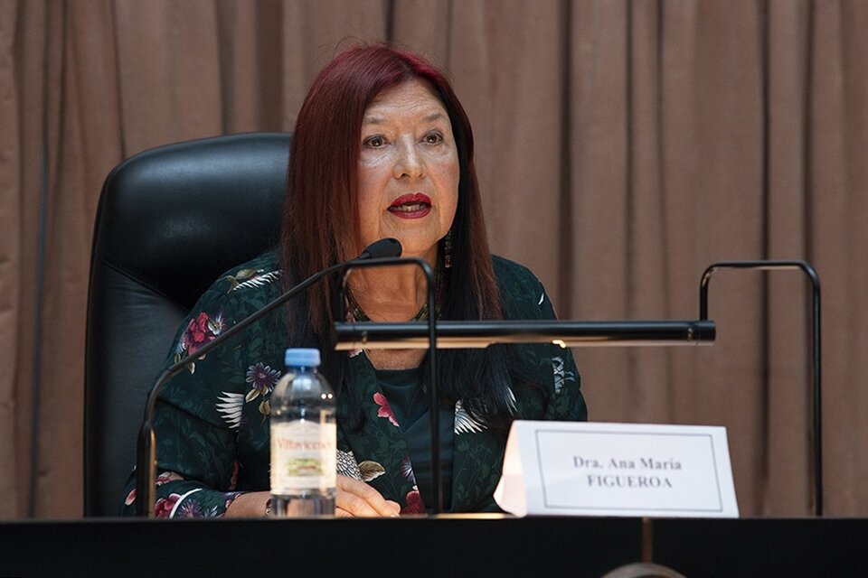 La jueza de la Cámara de Casación, Ana María Figueroa.