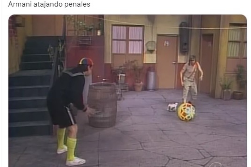 El Chavo del 8 y Quico, presente en los memes del traspié de River.