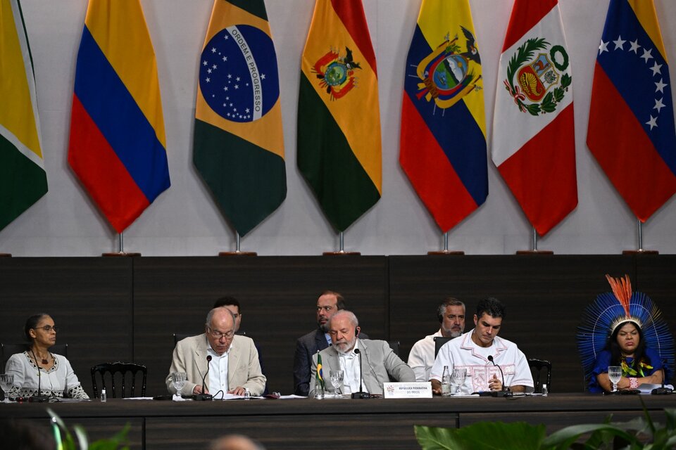 Lula da Silva y la Ministra de Medio Ambiente, Marina Silva. (Fuente: AFP)