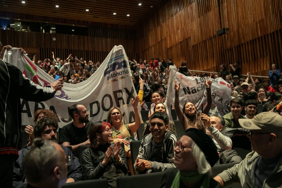 Les militantes llenaron la Sala Argentina del CCK. 