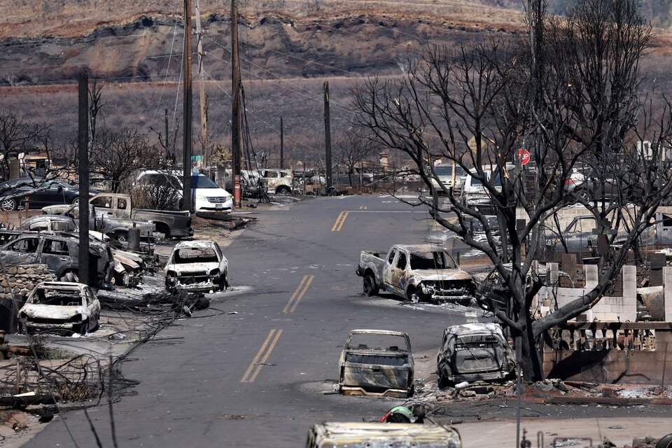 Estados Unidos: ascienden a 110 los muertos por los incendios forestales en Hawaii (Fuente: AFP)