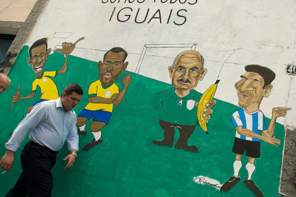 El racismo en el fútbol no es un tema menor en Brasil (Fuente: AFP)