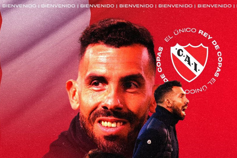Independiente ya le dio la bienvenida a Tevez en sus redes (Fuente: Twitter Independiente)