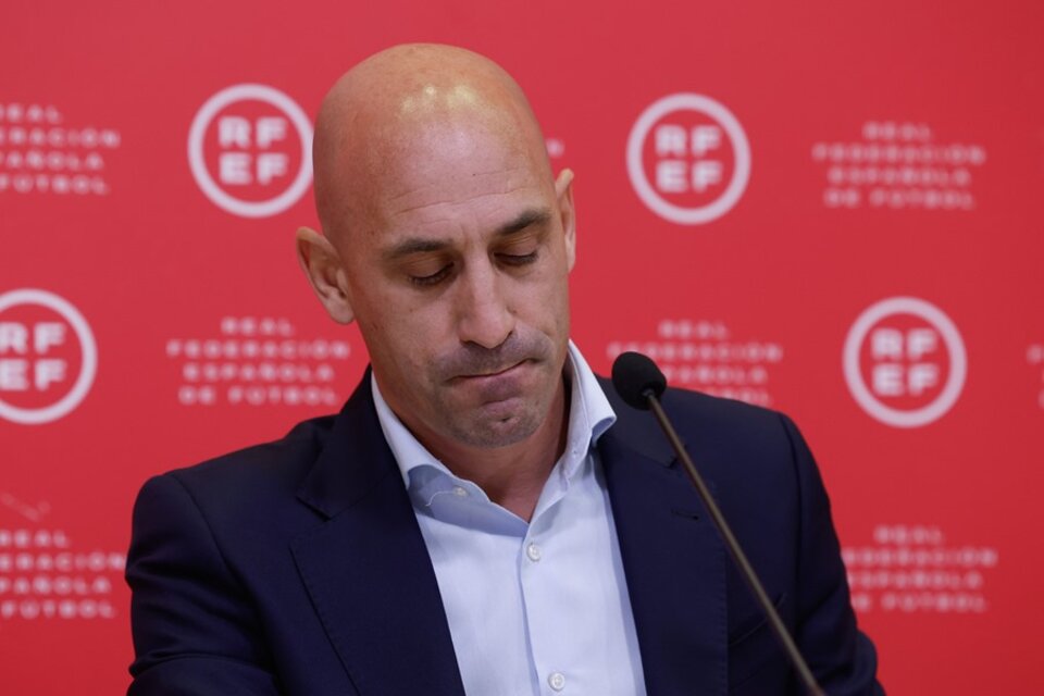 Luis Rubiales adelantó que renunciará a la Federación Española de Fútbol (Fuente: EFE)