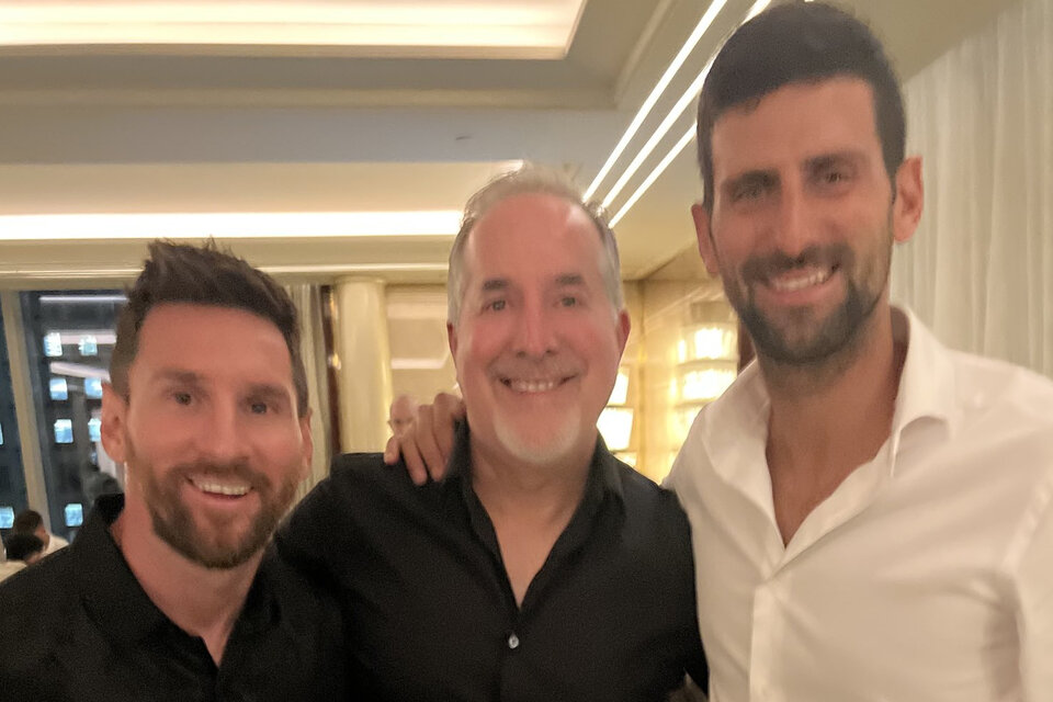 Messi con Djokovic: la foto que compartió el dueño del Inter Miami