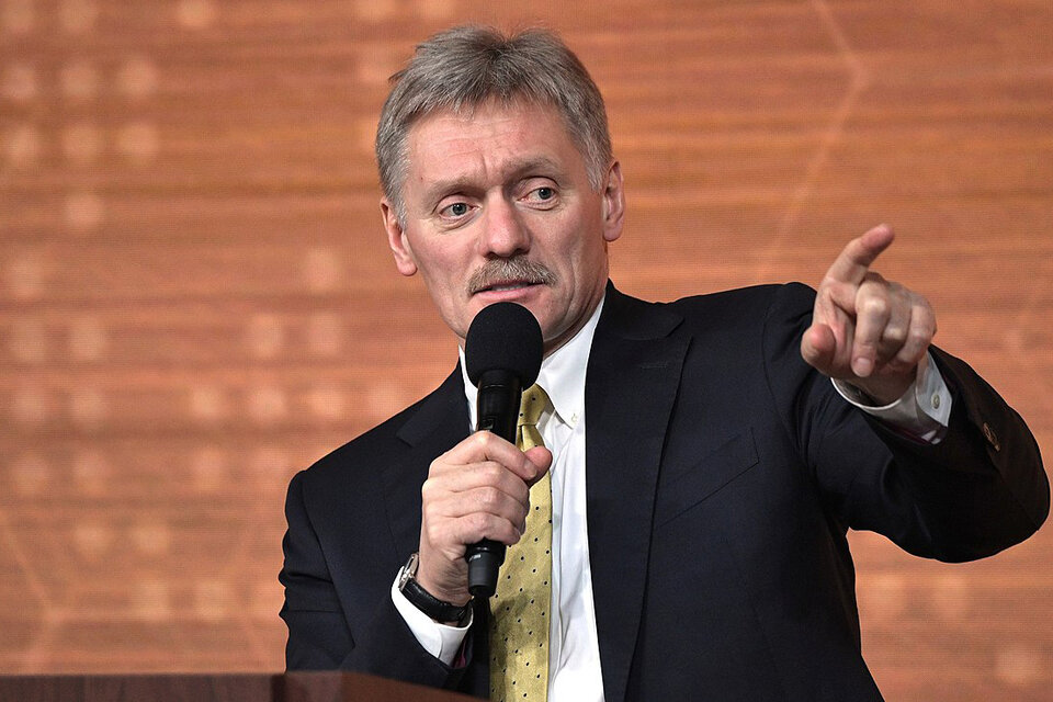  Dmitri Peskov,  portavoz del Kremlin. (Fuente: AFP)