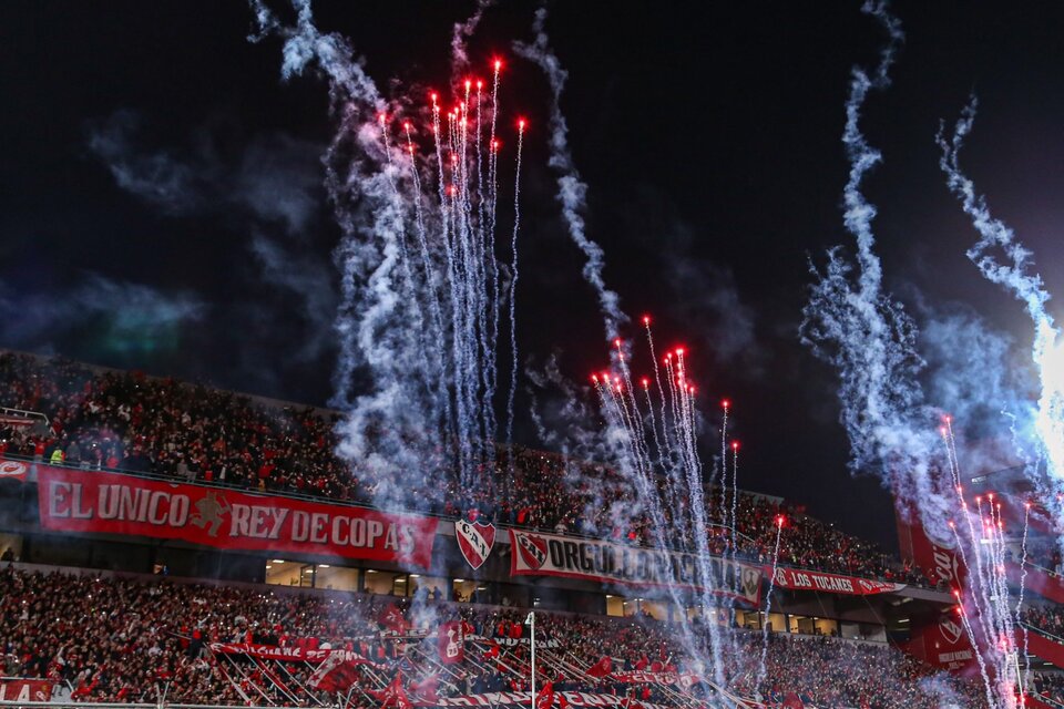 La cancha de Independiente, una de las que lució completa el fin de semana  (Fuente: NA)