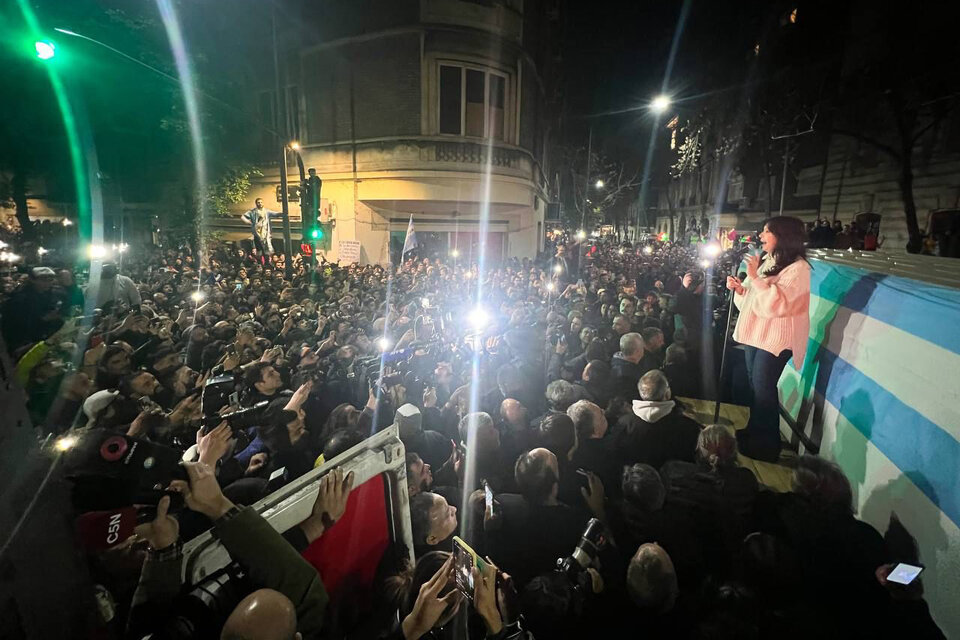 Cristina Fernández de Kirchner, una semana antes del atentado del que se cumple un año. (Fuente: Leandro Teysseire)