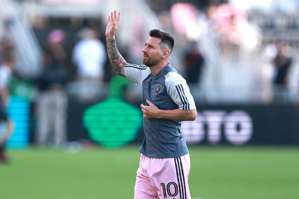 Messi respaldó la lucha laboral de los empleados de un hotel de Los Ángeles (Fuente: AFP)