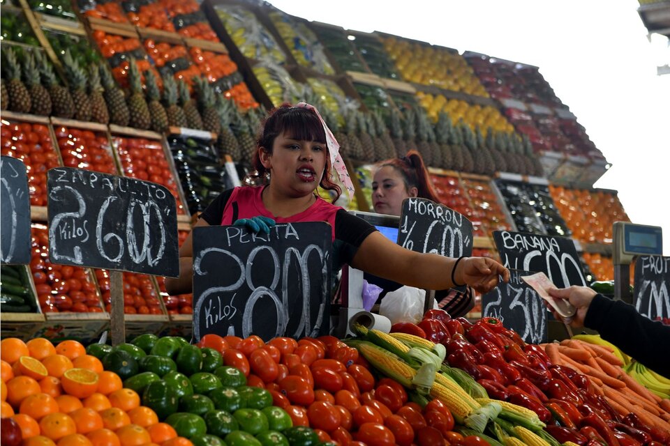 La pulseada a la inflación en el Mercado Central (Fuente: Enrique García Medina)
