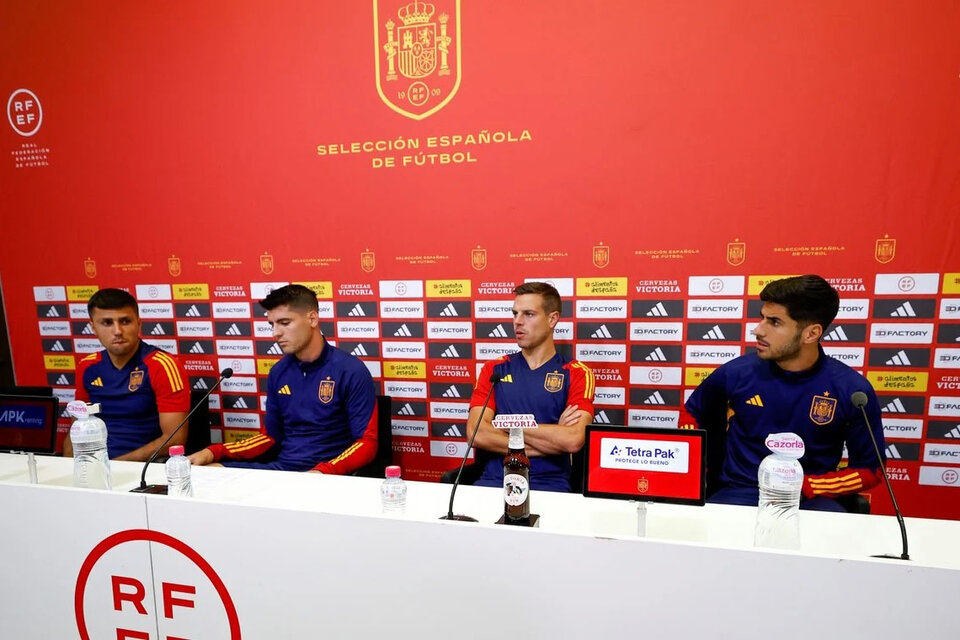 Morata, Rodri, Azpilicueta y Asensio (Fuente: EFE)