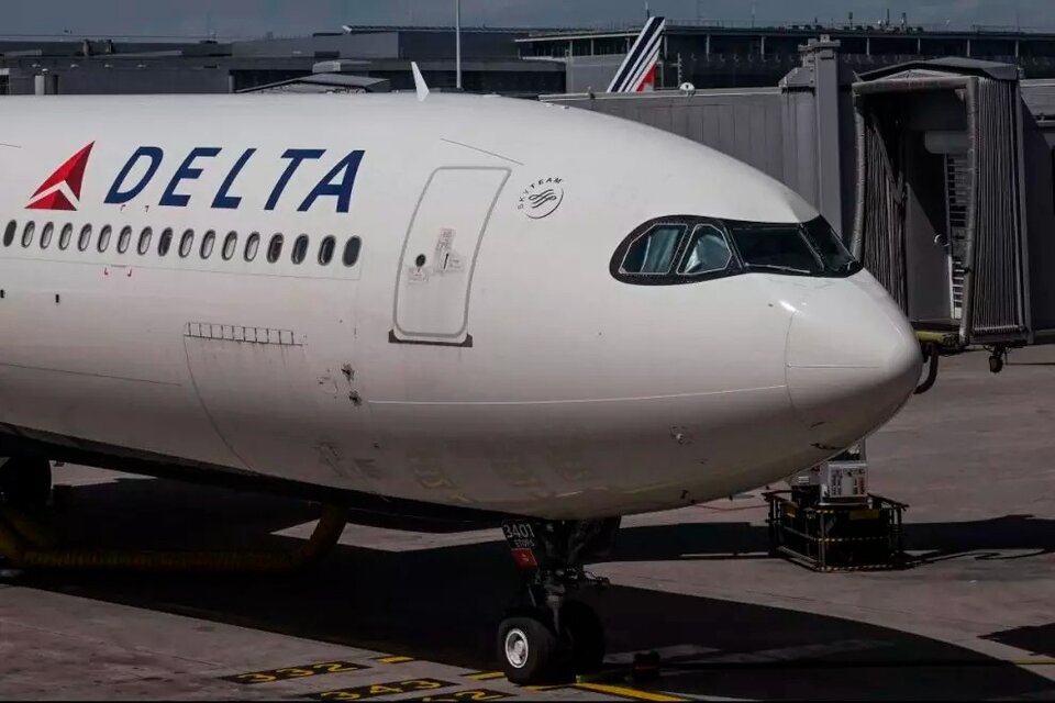 El percanse que vivió el avión de Delta