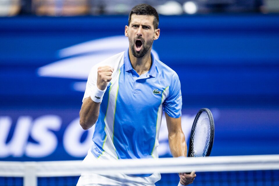 Djokovic quiere celebrar otra vez en el US Open (Fuente: AFP)
