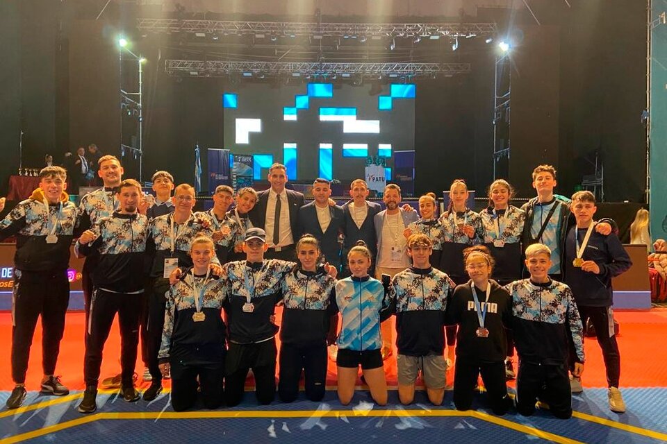 Argentina finalizó primero por equipos en el Open G1 de taekwondo WT