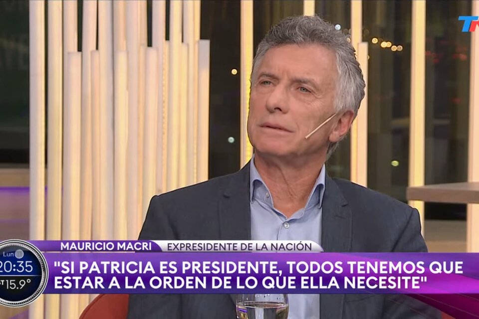 "El carácter del cambio lo tiene Patricia. Y Patricia no va a dar un paso atrás ante los mafiosos", insistió y repitió Macri para intentar reforzar su respaldo.