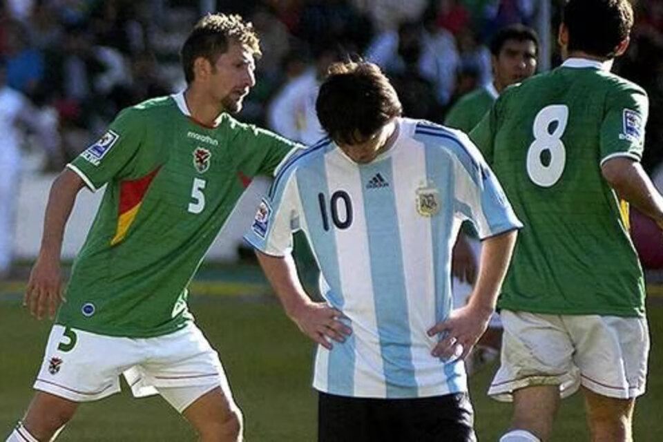 En 2009, con Maradona como DT, la selección argentina perdió 6 a 1 con Bolivia en la altura de La Paz.