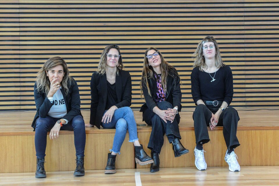 María Rosenfeldt, Verónica Fiorito, Natalia Uccello y Jimena Pautasso. (Fuente: Constanza Niscovolos)