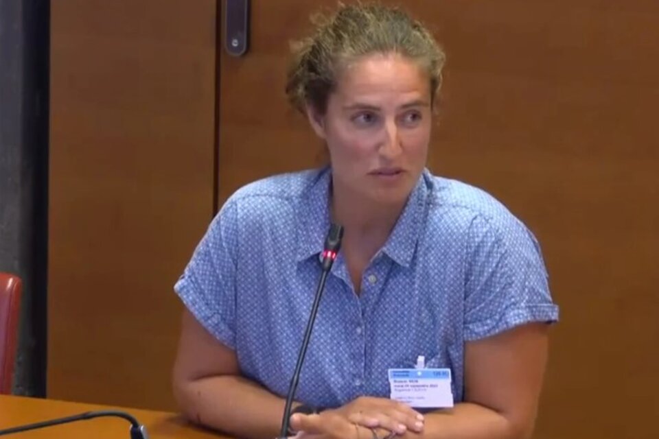 Angélique Cauchy denunció una serie de abusos sexuales perpetrados por su entrenador. Imágen: captura de video.