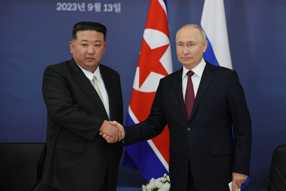 Kim y Putin se reunieron en la región siberiana de Amur. (Fuente: EFE)