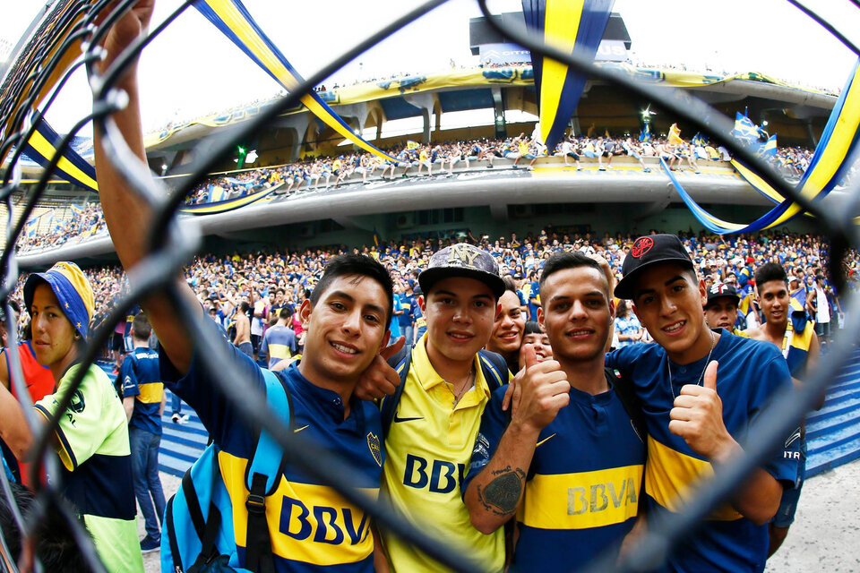 Hinchas de Boca festejan el día del Hincha de Boca. (Fuente: Boca Juniors)
