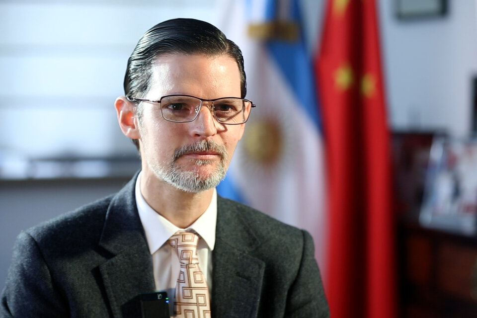 Embajador argentino en China, Sabino Vaca Narvaja.  (Fuente: NA)