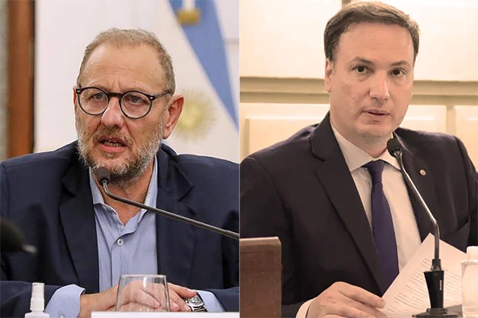 Dos que estarán en la mesa de transición: el ministro Corach (PJ) y el senador Enrico (UCR).