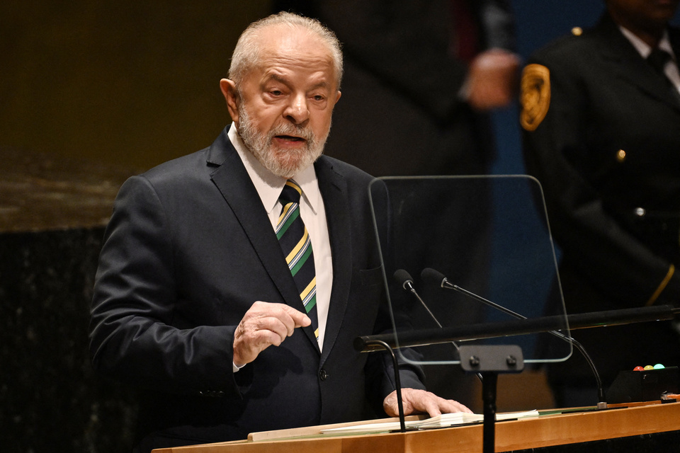 Lula da Silva en la Asamblea Anual de la ONU. (Fuente: AFP)