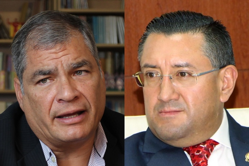 Correa y Saquisela, protagonistas dela causa "Bochornos".