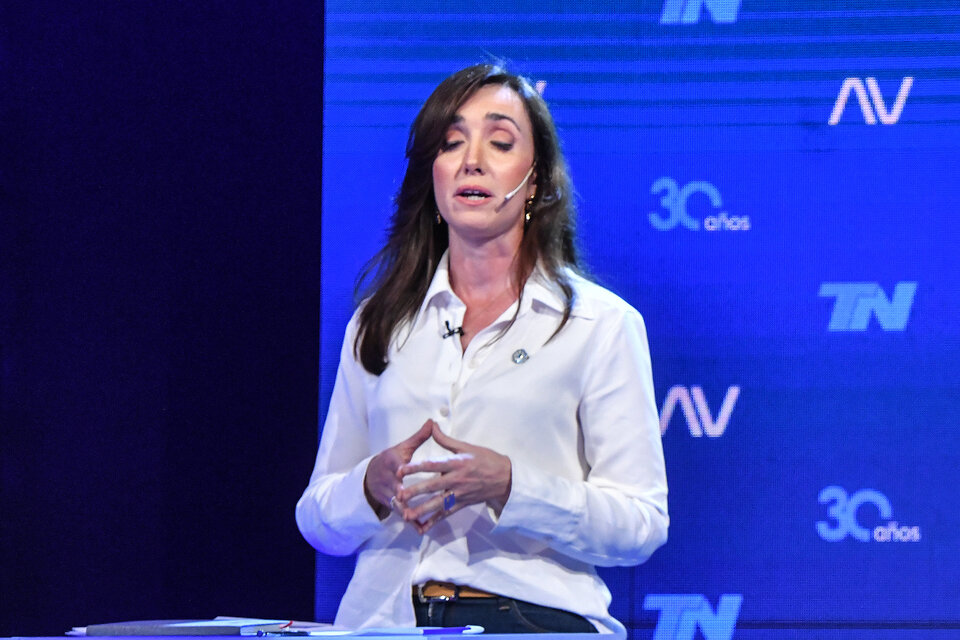 Victoria Villarruel, la candidata a vice de Milei. (Fuente: Enrique García Medina)