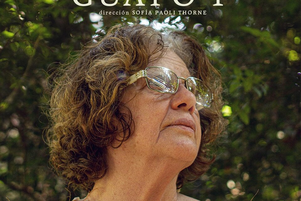Recorte del afiche de la película Guapo'y, sobre la vida de Celsa Ramirez Rodas, presa política durante la dictadura de Stroessner en Paraguay.