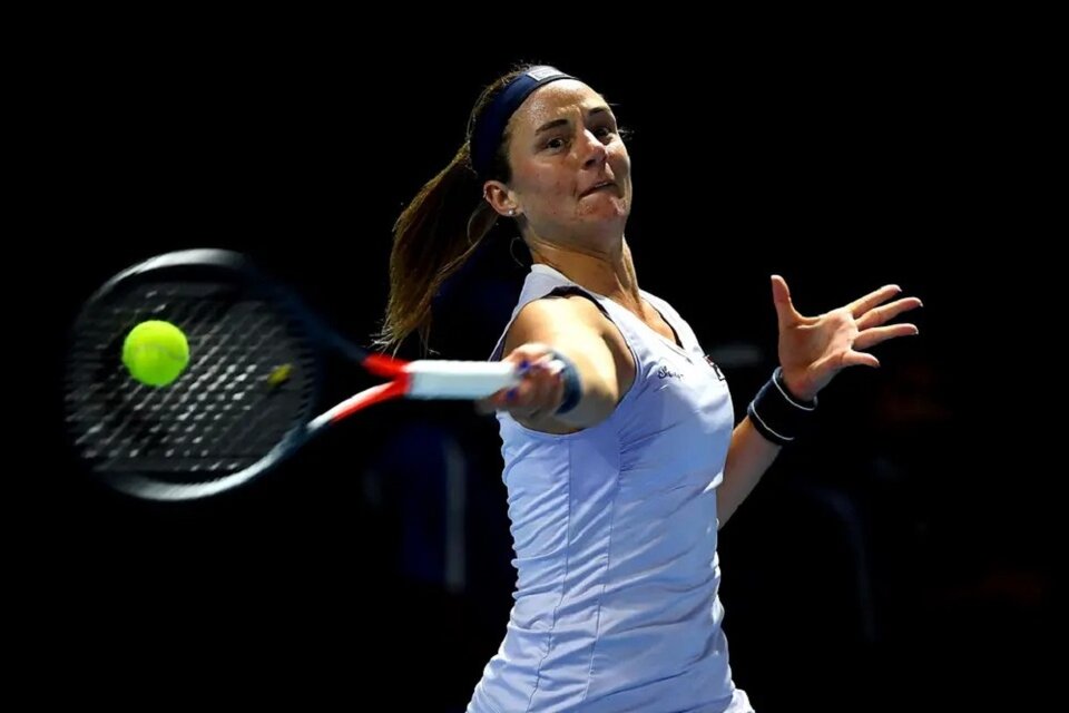 Podoroska sigue levantando su nivel en el circuito de la WTA (Fuente: AFP)