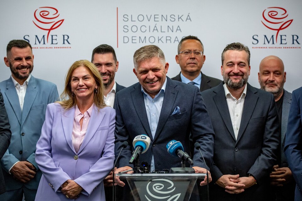 Un partido opositor a la ayuda a Ucrania ganó las elecciones en Eslovaquia (Fuente: EFE)