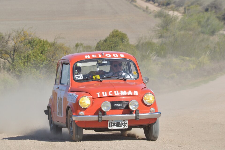 Coco, uno de los Fiat 600 que participan del GPH. (Fuente: Gentileza Prensa ACA / Juan Biaggini.)