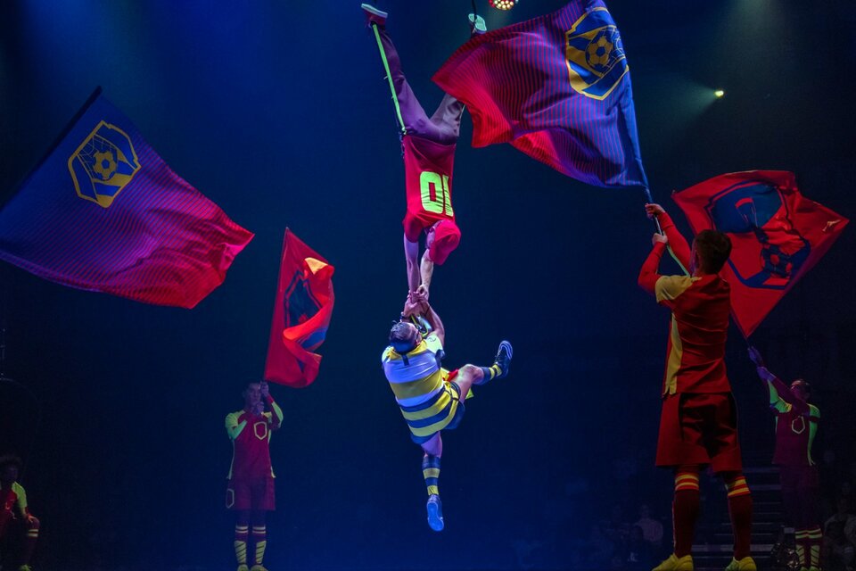 El backstage de Messi10, del Cirque du Soleil