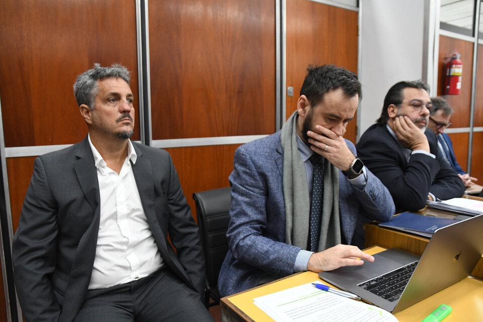 El imputado, Pablo Torres Lacal, a la izquierda de la imagen. (Fuente: Télam)