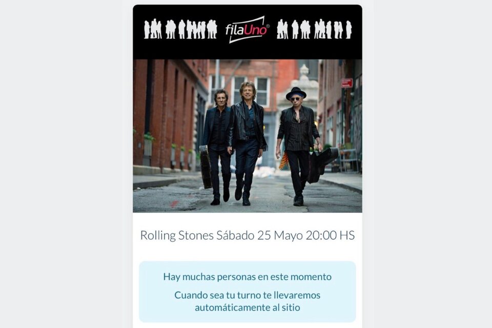 Alerta de estafa: anuncio falso de los Rolling Stones en Argentina 