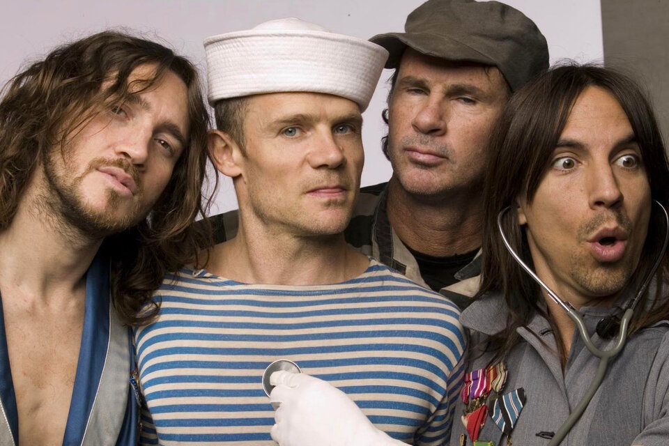 John Frusciante, Flea, Chad Smith y Anthony Kiedis.