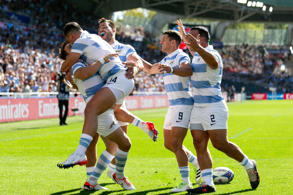 Los Pumas chocan ante Gales en busca de meterse en semifinales del Mundial de Rugby.  (Fuente: @lospumas)