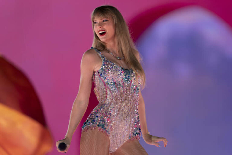 En Argentina, Taylor Swift. The Eras Tour se proyecta en varias provincias (Fuente: AFP)