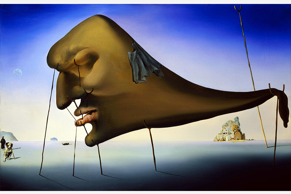El sueño, de Salvador Dalí, óleo de 1937.