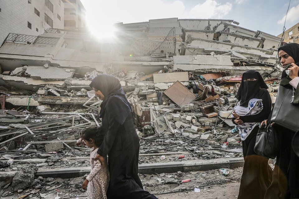 La devastación de Gaza es indiscriminada.  (Fuente: EFE)